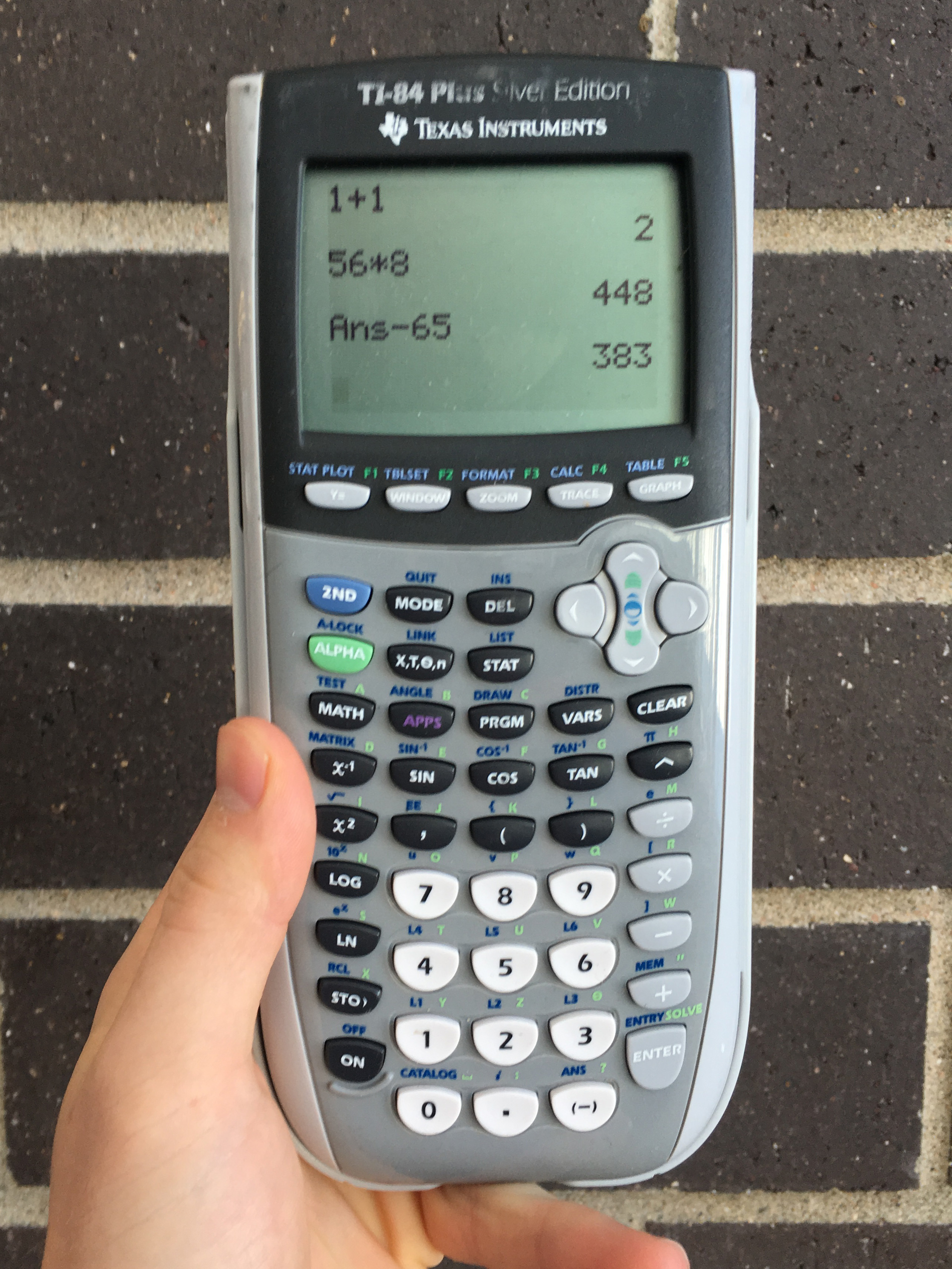 TI-84 Sliver Edition